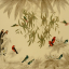 Gaston SUISSE (1896-1988) - Veuves, Tangaras et colibris.